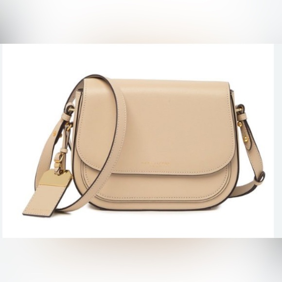 Marc Jacobs Handbags - MARC JACOBS NWT LEATHER SADDLE BAG Antique Beige